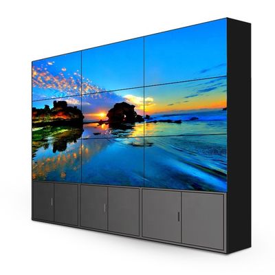 Ultra Narrow Edge UHD LCD Splicing Screen 55 Inch 3.5mm Indoor Video Wall Display