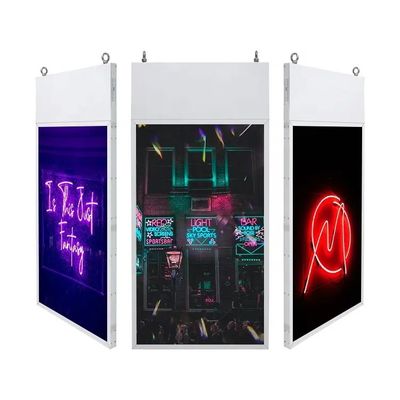 LCD Hanging Window Advertising Screen Display Android Wifi 49 Inch High Brightness