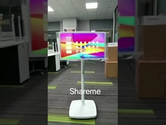 Portable 27 Inch Touch Screen Monitor Rotatable Android Self Service Kiosk