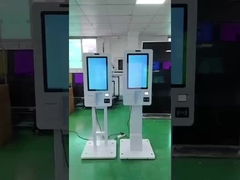Kiosk Software Floor Standing Self Food Ordering Machine Touch Screen Kiosk