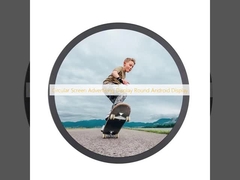 Circular Screen Advertising Display Round Android Display