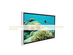 50 Inch Wall Mount Touch Screen Digital Kiosk Android System High Resolution
