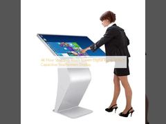 4K Floor Standing Touch Screen Digital Kiosk 50 Inch Capacitive Touchscreen Display
