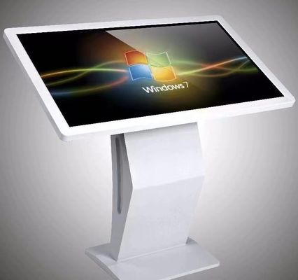 55 Inch Floor Standing All-In-One Kiosk Computer with Infrared Touch Screen and Android or Windows System