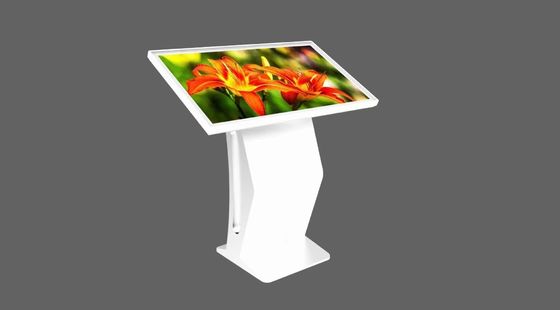 55 Inch Floor Standing All-In-One Kiosk Computer with Infrared Touch Screen and Android or Windows System