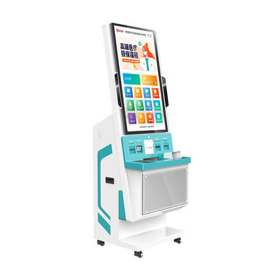 CE Medical Billing Touch Screen Self Service Kiosk 32 Inch Hospital Check In Kiosk