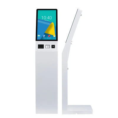 Automated Robotic Self Service Payment Kiosk 22 Inch For Fueling Station