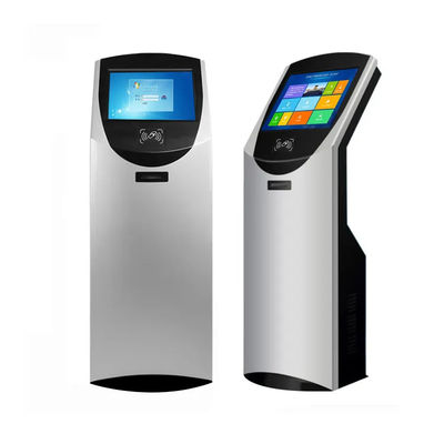 19 Inch Floor Standing Touch Screen Self Service Kiosk for Ticket Collecting with Interactive Display