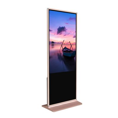 1920x1080 Free Standing Touch Screen Kiosk 55 Inch Airport Self Check In Kiosk