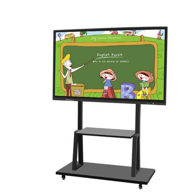 75 Inch All In One Digital Interactive Whiteboard Touch Screen 1920x1080 Resolution