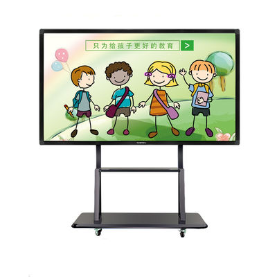 School Smart Digital Interactive Whiteboard 86 Inch 3840x2160 Resolution