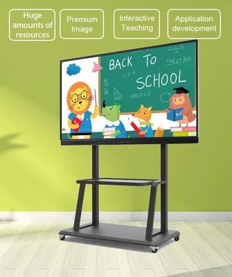 86 Inch Digital Interactive Whiteboard with 3840x2160 Resolution and Infrared Touch for Smart Board Applications