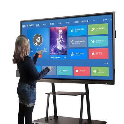 110 Inch Digital Interactive Whiteboard with 4K Ultra HD Display and Electromagnetic Pen