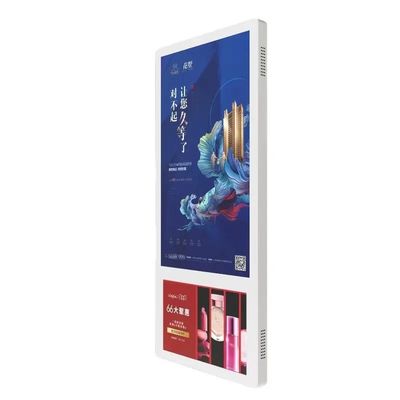 Android Wall Mounted Elevator Advertising Display Screen 18.5 Inch Customized