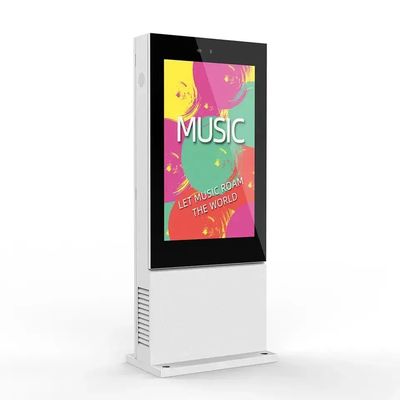 Freestanding Outdoor Advertising Screen Display with High Brightness Wide Operating Temperature Range and Low Power Consumption