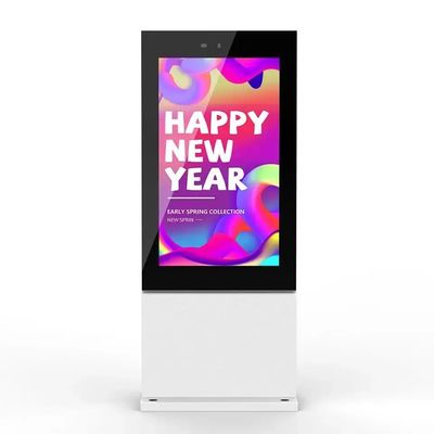 Freestanding Outdoor Advertising Screen Display with High Brightness Wide Operating Temperature Range and Low Power Consumption
