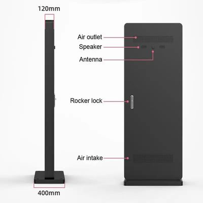 65 Inch High Brightness Outdoor LCD Monitor with IP65 Protection and Wide Operating Temperature Range