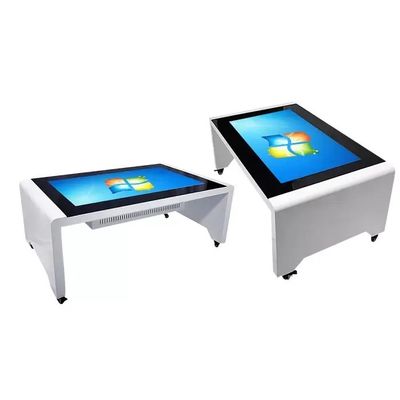 55 Inch Capacitive Interactive Touch Screen Table with 500 cd/m2 Brightness and 10 Touch Points