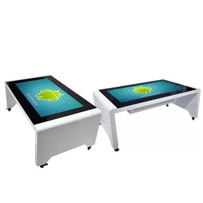 55 Inch Aluminum Alloy Interactive Touch Screen Table with 110W Power Consumption and Multi-Touch Display