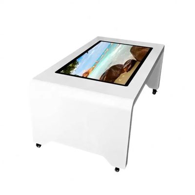 55 Inch Aluminum Alloy Interactive Touch Screen Table with 110W Power Consumption and Multi-Touch Display
