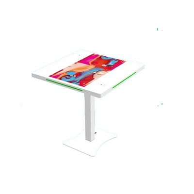 21.5 Inch Dual Screen Interactive Touch Screen Table with Capacitive Touch and Wireless Charge for Smart Coffee and Gaming