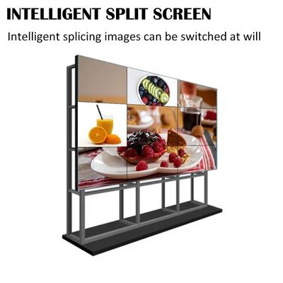 55 Inch LCD Splicing Wall with 4K Resolution and Narrow Edge Display for Video Wall Applications