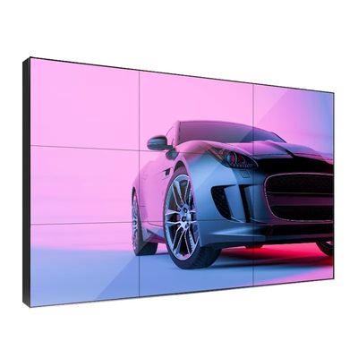 49 Inch High Brightness LCD Splicing Screen with 0.88mm Narrow Bezel for Indoor Video Wall Advertising