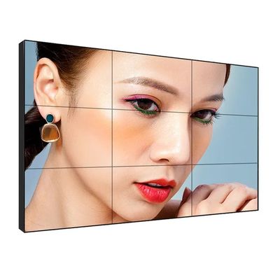 55 Inch LCD Splicing Wall with Infrared Touch Screen and 500cd/m2 Brightness for Commercial Video Wall Displays