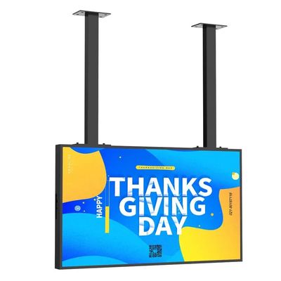 Metal LCD Advertising Display with High Brightness 1500 Nits and ROHS Approved for Commercial Digital Signage
