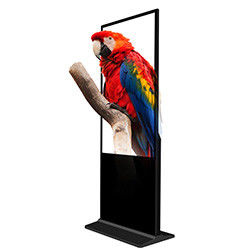 55 Inch Vertical Advertising Display Floor Standing 4K LCD Video Wall 1920x1080