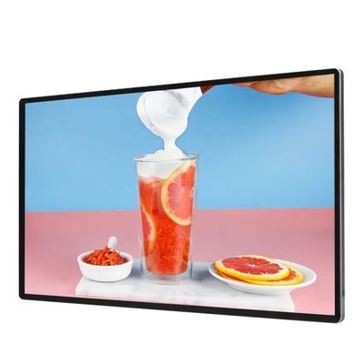98 Inch Wall Mounted LCD Advertising Display with 1920 x 1080 Resolution and IP55 IP65 Protection