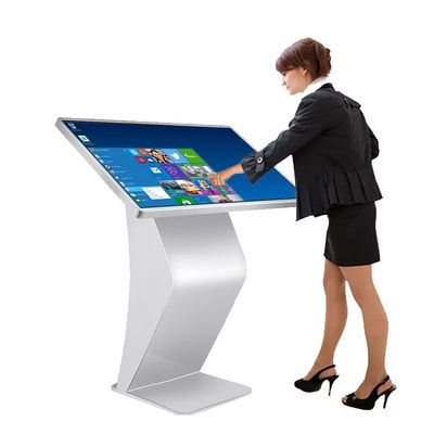 50 Inch 4K Resolution Touch Screen Digital Kiosk with Capacitive Touchscreen Display