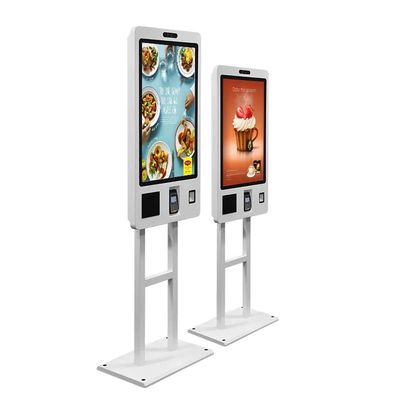 21.5 Inch Wall Mounted Capacitive Touch Screen Self Service Ordering Kiosk