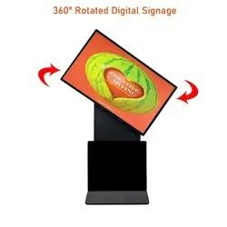 43 Inch Infrared Touch Screen Digital Kiosk with 360 Degrees Rotatable Display for Advertising