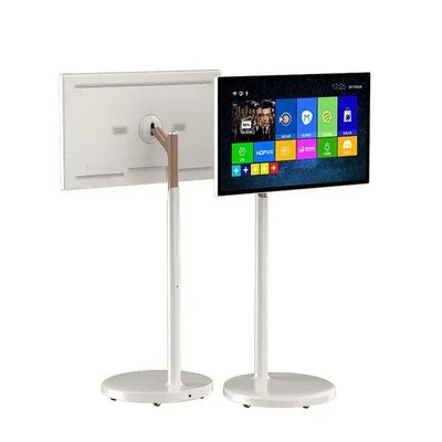 24 Inch Portable Floor Stand Touch Screen Digital Kiosk with Android NFC and Customizable Screen