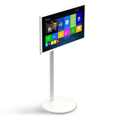 24 Inch Portable Floor Stand Touch Screen Digital Kiosk with Android NFC and Customizable Screen