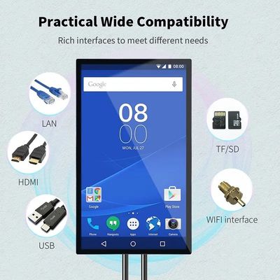 43 Inch High Brightness Capacitive Touch Screen Monitor Industrial Display