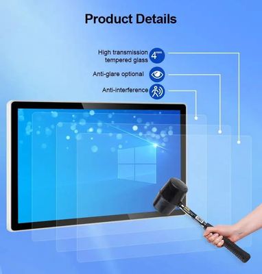 Capacitive 15.6 Inch Touch Screen Monitor Industrial 1920x1080 Resolution
