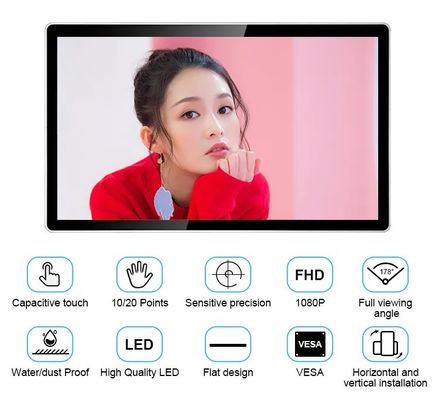 15.6 Inch Capacitive Touch Screen Monitor with 1920x1080 Resolution and Multi-Touch for Industrial Display