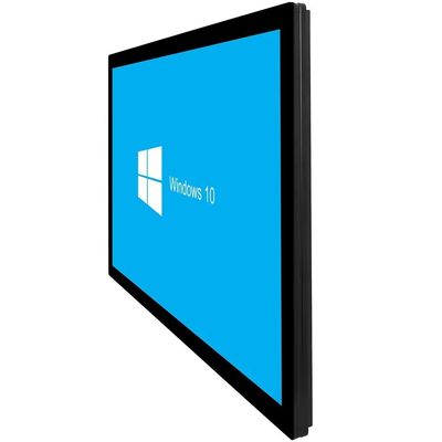 55 Inch Infrared Touch Screen Monitor Wall Mounted LCD Display with 10 Point Capacitive Touch