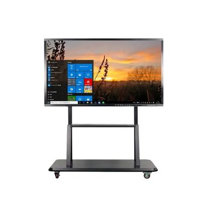 55 Inch Smart Touch Screen Interactive Flat Panel with 16:9 Aspect Ratio and 10 Point Touch