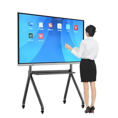 86 Inch Interactive Flat Panel with Built-in Speaker and 1920x1080 Resolution Digital Interactive Whiteboard