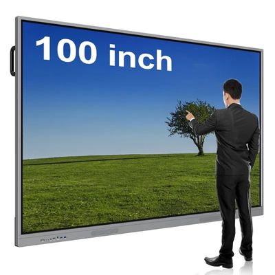 100 Inch Full HD Multi-touch Digital Interactive Whiteboard Smart Flat Panel Touch Screen Monitor