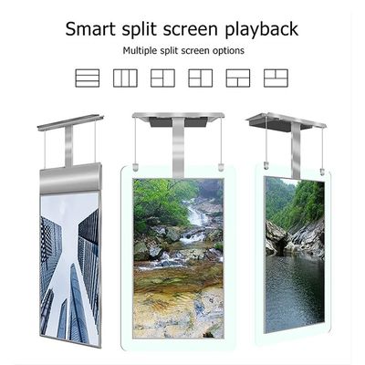 55 Inch Dual Screen High Brightness Advertising Display LCD Player with 1500 Nits Brightness