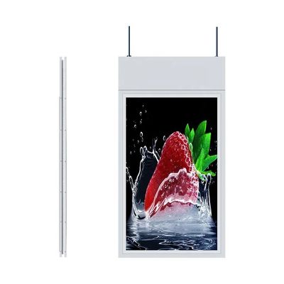 LCD Hanging Window Advertising Screen Display Android Wifi 49 Inch High Brightness
