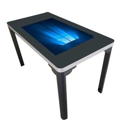 55 Inch Multi Touch Interactive Touch Screen Table with 350nits Brightness for Office and Gaming