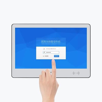 24 Inch Wall Mounted Touch Screen Self Service Kiosk With IC Card Reader and Optional Camera