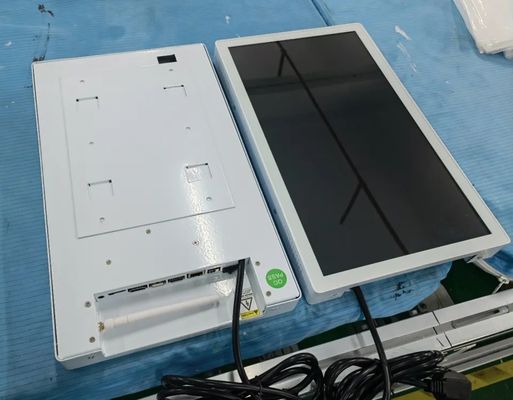 21.5 Inch Android Video LCD Advertising Display with 3000:1 Contrast and Plain Rear Shell