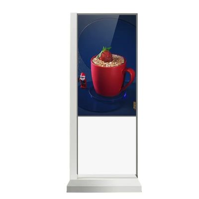 55 Inch Transparent Touch Screen Monitor with Android Video Player and Infrared 10 Touch Technology