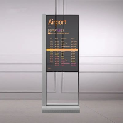 55 Inch Transparent Touch Screen Monitor with Android Video Player and Infrared 10 Touch Technology